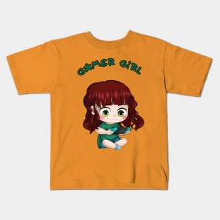 gamer girl 1 Kids T-Shirt